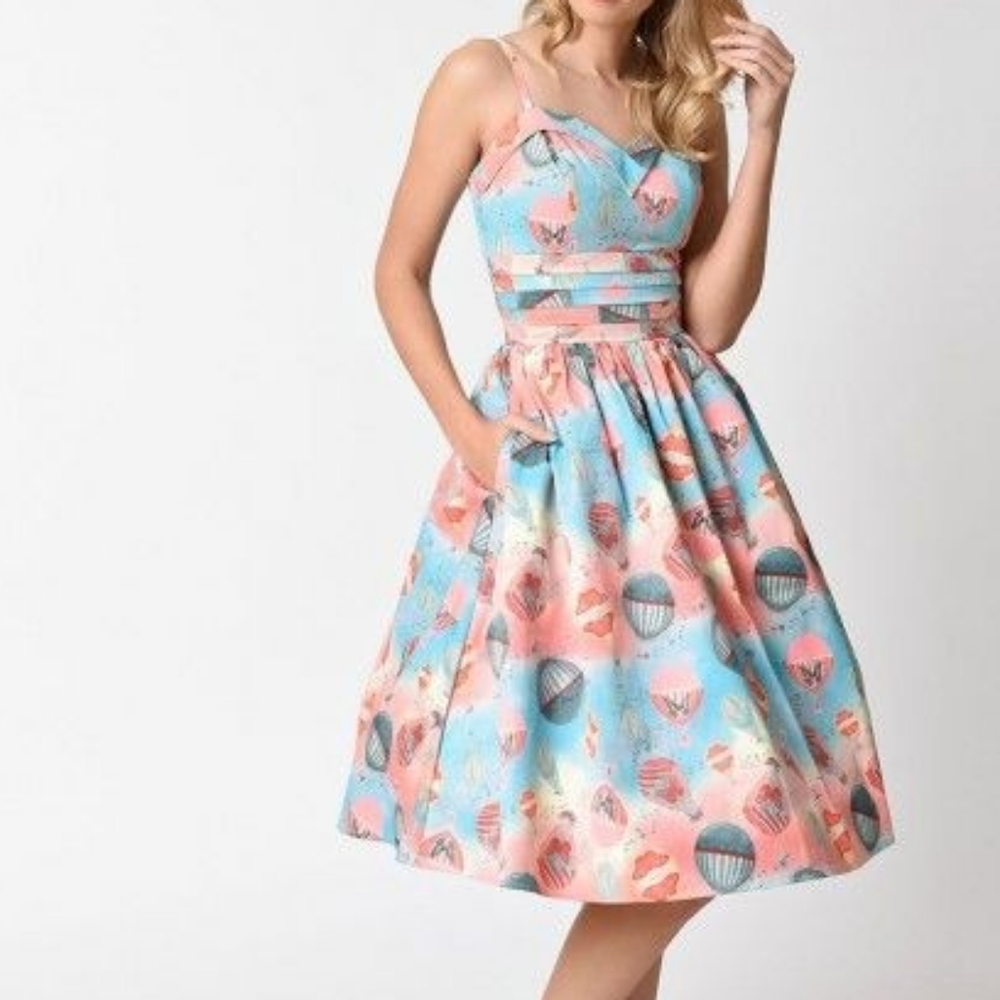 Voodoo Vixen Hot Air Balloon Aria Dress NWT (has POCKETS!)